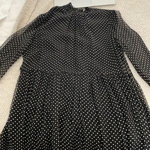 Sezane Chic polka dot dress